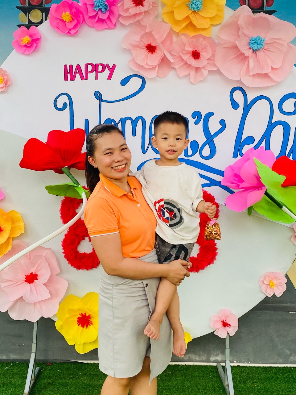Chị Thảo mẹ bé Minh Khang 